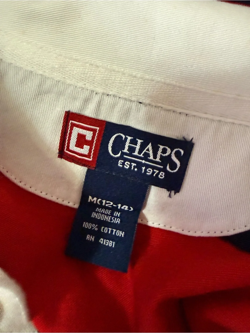 New Chaps Rugby Shirt - Picture 7 of 7